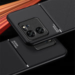Xiaomi Redmi K60 Ultra / 13T / 13T Pro Reptåligt mobilskal Inbyggt metallplåtsfodral PU-läder + TPU-skal