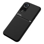 For Oppo A58 5G PU Leather+TPU Phone Case Anti-drop Cell Phone Cover with Built-in Metal Sheet