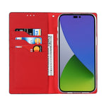 For iPhone 15 Pro Max Genuine Cow Leather Wallet Stand Case Litchi Texture Phone Cover with Strap