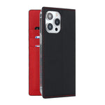 For iPhone 15 Pro Max Genuine Cow Leather Wallet Stand Case Litchi Texture Phone Cover with Strap
