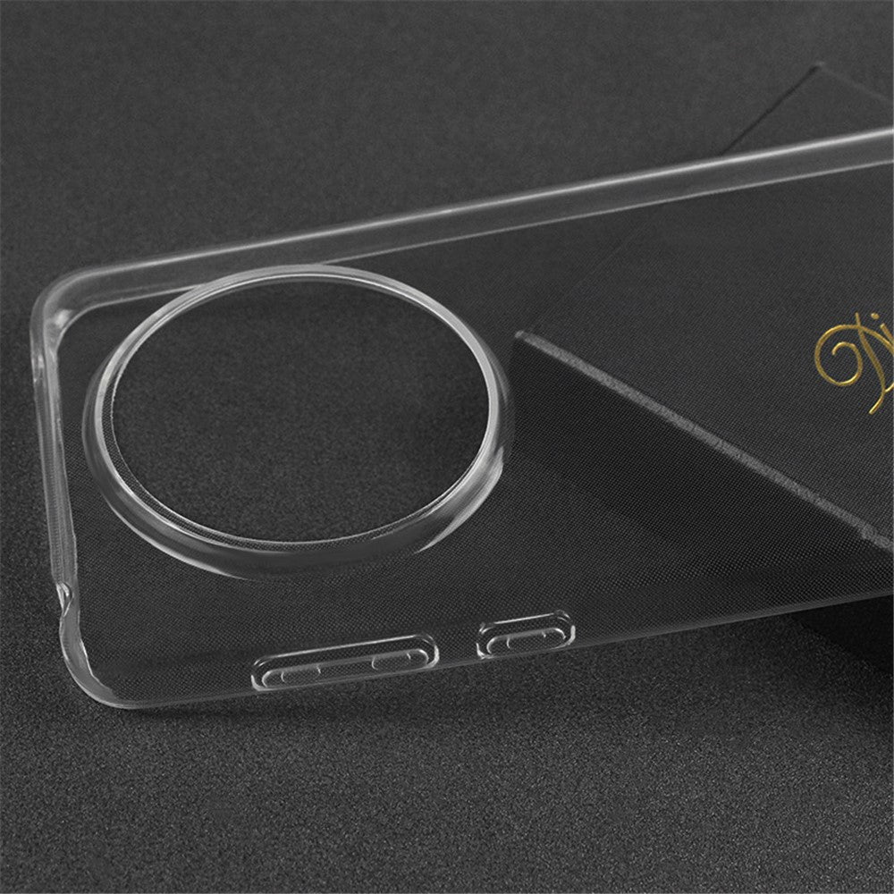 TPU-mobilskal för Huawei Mate 60, supertunt transparent smartphone-skal (stort bakre linshål)