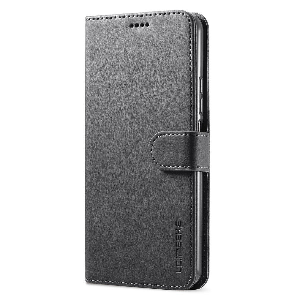 LC.IMEEKE For Xiaomi Redmi A1 4G / A2 4G Wallet Phone Case Calf Texture Stand Leather Phone Cover