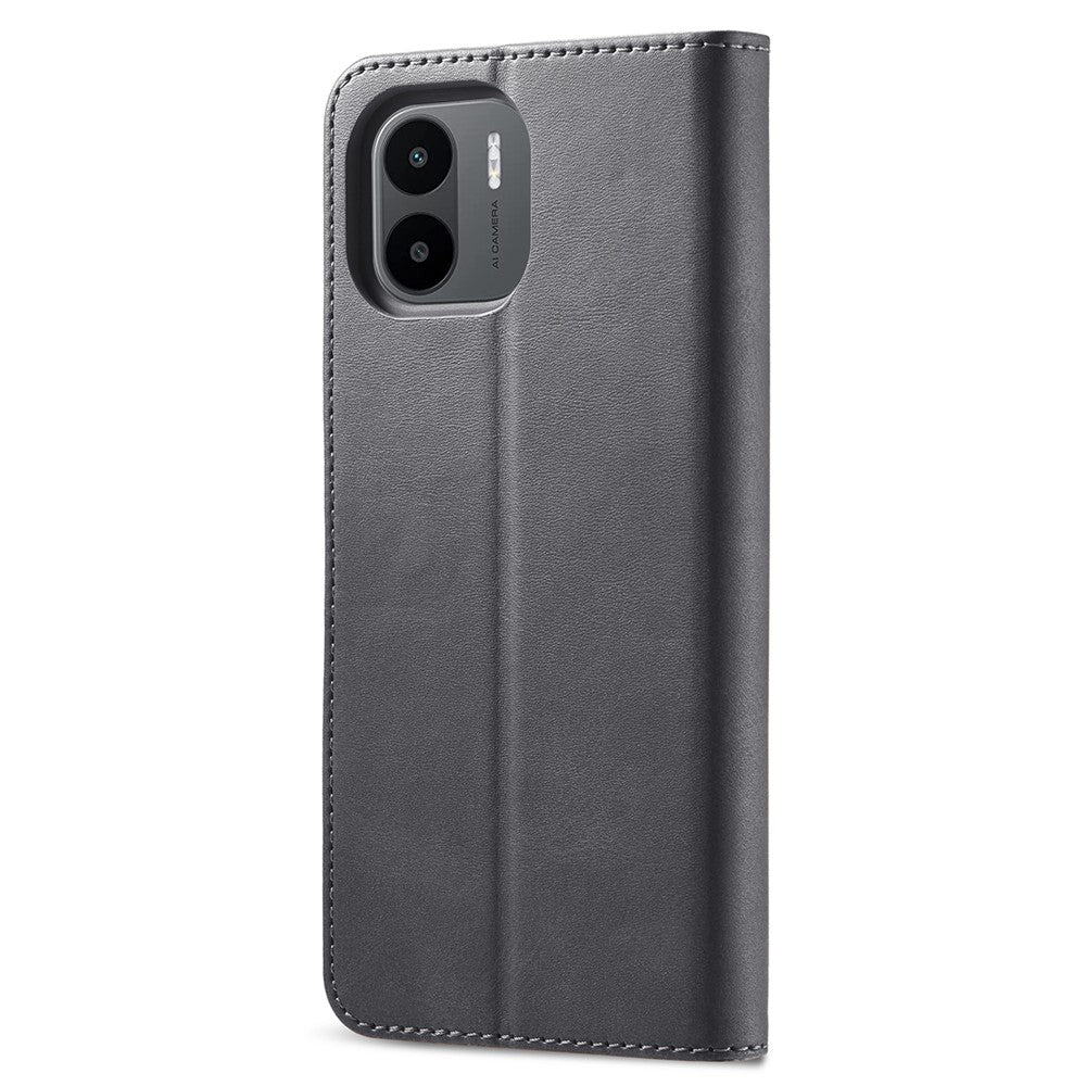 LC.IMEEKE For Xiaomi Redmi A1 4G / A2 4G Wallet Phone Case Calf Texture Stand Leather Phone Cover