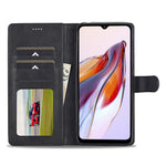 LC.IMEEKE For Xiaomi Redmi A1 4G / A2 4G Wallet Phone Case Calf Texture Stand Leather Phone Cover