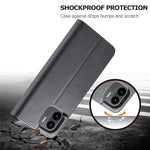 LC.IMEEKE For Xiaomi Redmi A1 4G / A2 4G Wallet Phone Case Calf Texture Stand Leather Phone Cover