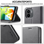 LC.IMEEKE For Xiaomi Redmi A1 4G / A2 4G Wallet Phone Case Calf Texture Stand Leather Phone Cover