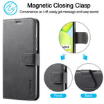 LC.IMEEKE For Xiaomi Redmi A1 4G / A2 4G Wallet Phone Case Calf Texture Stand Leather Phone Cover