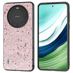 ABEEL Glitterläderfodral i TPU+PC för Huawei Mate 60, reptåligt mobilskal