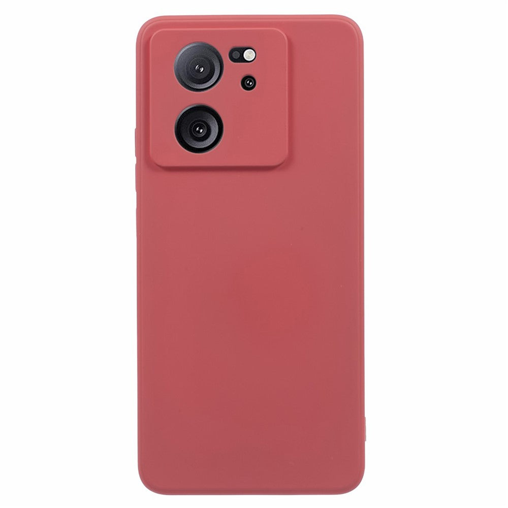 Gummerat TPU-mobilskal för Xiaomi Redmi K60 Ultra / 13T / 13T Pro, mjukt fiberfoder och reptåligt mobilskal