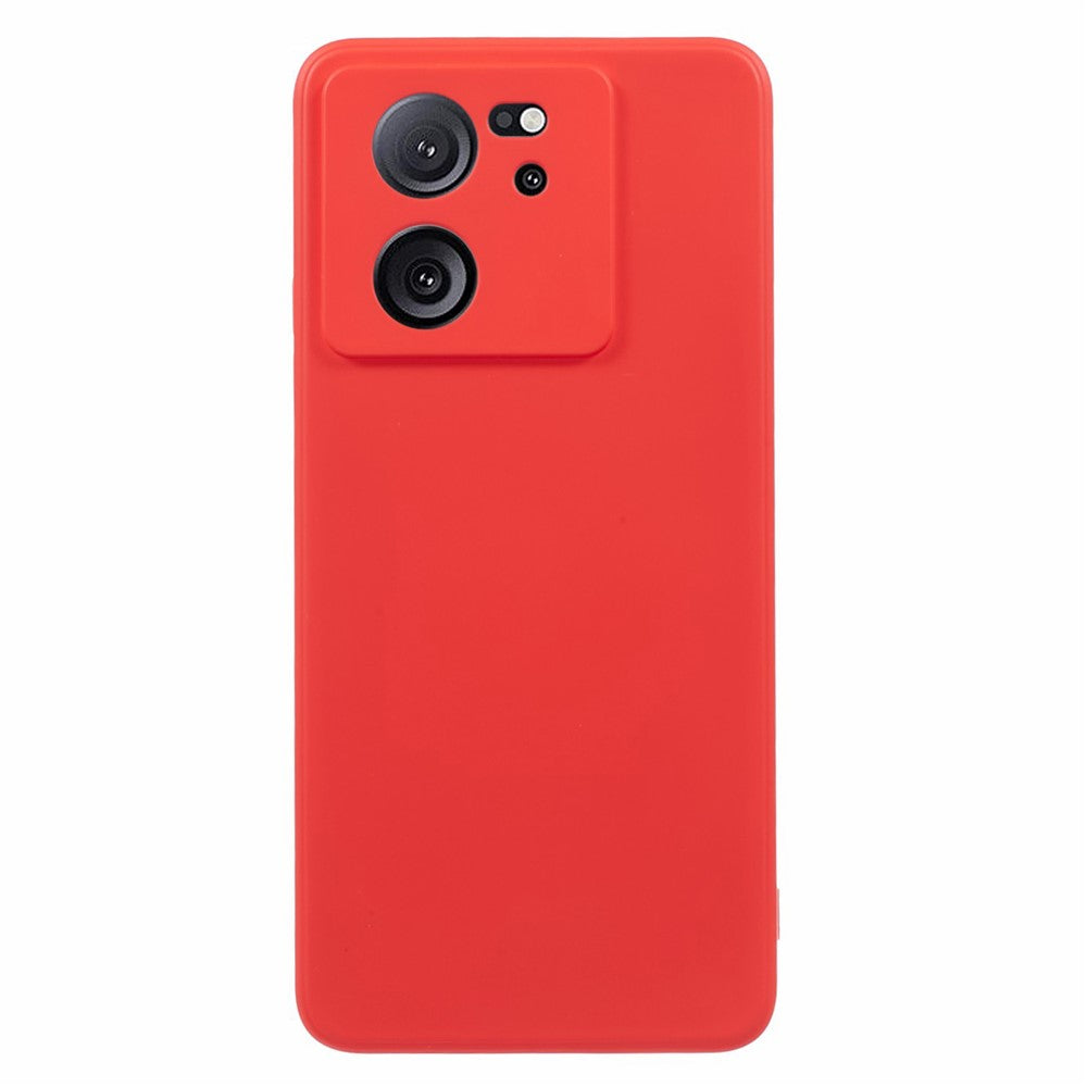 Gummerat TPU-mobilskal för Xiaomi Redmi K60 Ultra / 13T / 13T Pro, mjukt fiberfoder och reptåligt mobilskal