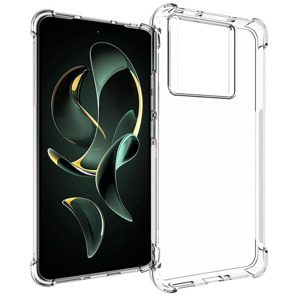 For Xiaomi 13T / 13T Pro Shockproof Phone Cover Transparent Anti-Scratch Soft TPU Cell Phone Case