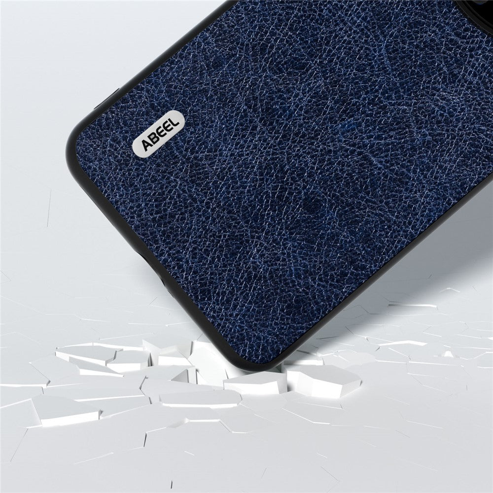 ABEEL For Huawei Mate 60 Pro Phone Case Retro Litchi Texture Leather Coated TPU+PC Cover