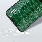 ABEEL For Huawei Mate 60 Pro Crocodile Texture Phone Cover Genuine Cow Leather+PC+TPU Phone Case