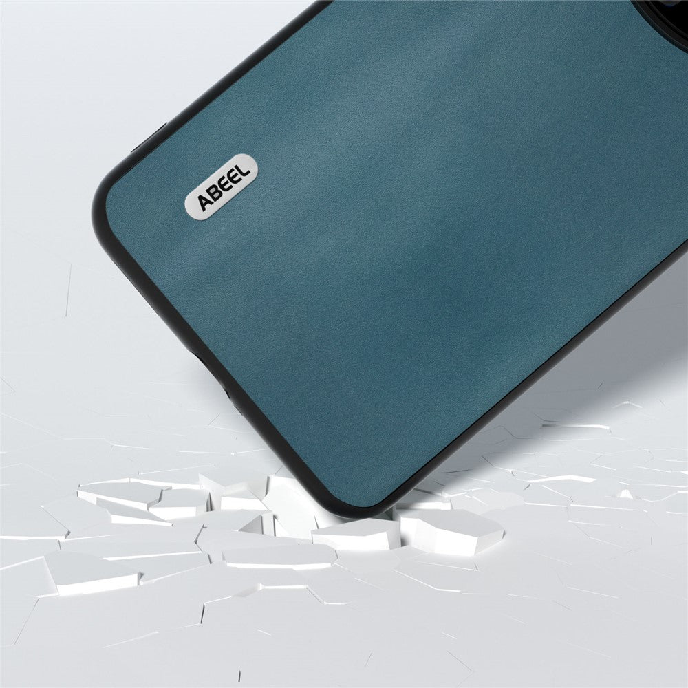 ABEEL mobilskal till Huawei Mate 60 Pro, Nappatextur i äkta koläder med PC+TPU-beläggning