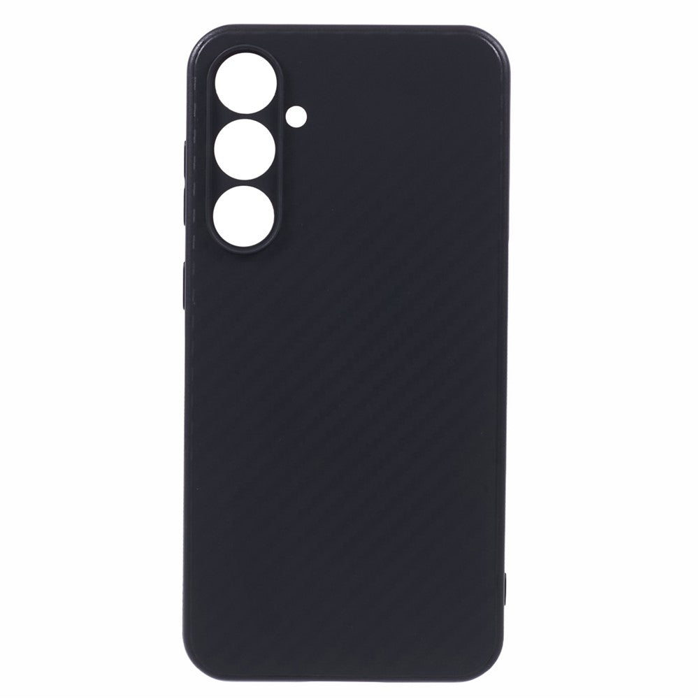 Carbon Fiber TPU Protective Case for Samsung Galaxy S23 FE , Anti-Scratch Phone Cover