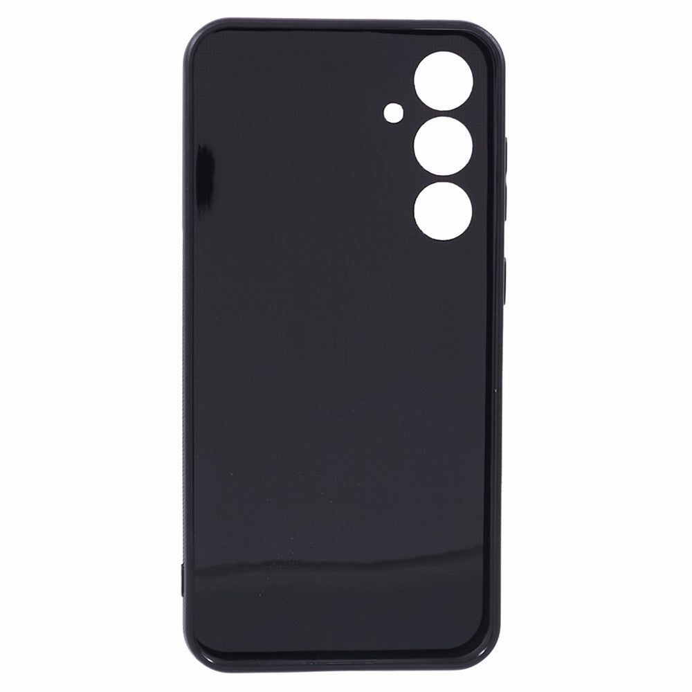 Carbon Fiber TPU Protective Case for Samsung Galaxy S23 FE , Anti-Scratch Phone Cover