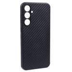 Carbon Fiber TPU Protective Case for Samsung Galaxy S23 FE , Anti-Scratch Phone Cover