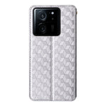 PU-läderfodral för Xiaomi 13T / 13T Pro / Redmi K60 Ultra, plånboksfodral med rhombusprägling