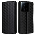 PU-läderfodral för Xiaomi 13T / 13T Pro / Redmi K60 Ultra, plånboksfodral med rhombusprägling