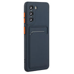 For Samsung Galaxy S23 FE Drop-proof Card Holder Back Cover Soft TPU Phone Case