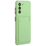 For Samsung Galaxy S23 FE Drop-proof Card Holder Back Cover Soft TPU Phone Case