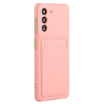 For Samsung Galaxy S23 FE Drop-proof Card Holder Back Cover Soft TPU Phone Case
