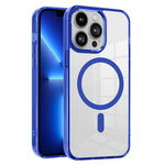 Magnetic Case for iPhone 13 Pro Max , PC + TPU Transparent Phone Cover Compatible with MagSafe