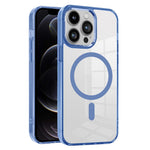 Til iPhone 12 / 12 Pro Magnetisk Telefoncover Gennemsigtigt PC + TPU Cover Kompatibelt med MagSafe