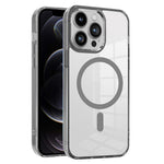 Til iPhone 12 / 12 Pro Magnetisk Telefoncover Gennemsigtigt PC + TPU Cover Kompatibelt med MagSafe