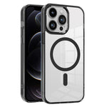 Til iPhone 12 / 12 Pro Magnetisk Telefoncover Gennemsigtigt PC + TPU Cover Kompatibelt med MagSafe