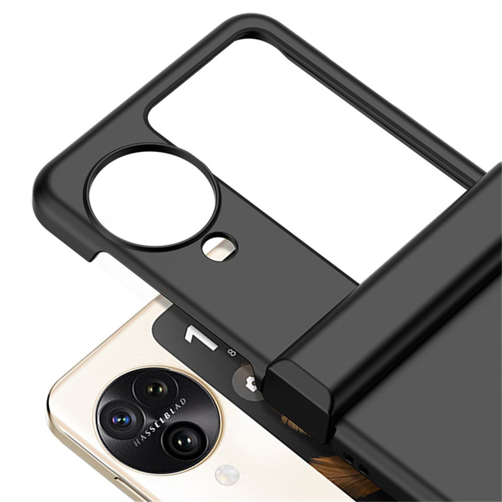 For Oppo Find N3 Flip 5G Hinge Protection PC Phone Case Skin-Touch Anti-Scratch Cover