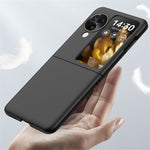 For Oppo Find N3 Flip 5G Slim PC Phone Case Skin-Touch Shockproof Cover