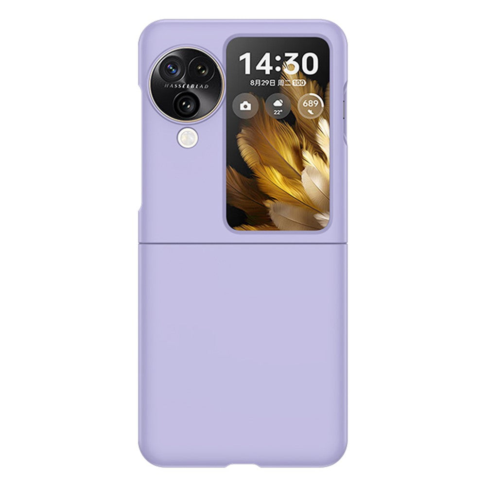 For Oppo Find N3 Flip 5G Slim PC Phone Case Skin-Touch Shockproof Cover