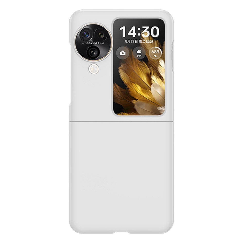 For Oppo Find N3 Flip 5G Slim PC Phone Case Skin-Touch Shockproof Cover