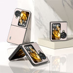ABEEL For Oppo Find N3 Flip 5G Slim Fit Phone Case Glitter PU Leather + PC Protective Cover