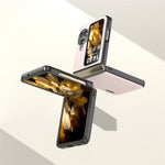 ABEEL For Oppo Find N3 Flip 5G Slim Fit Phone Case Glitter PU Leather + PC Protective Cover