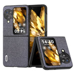 ABEEL For Oppo Find N3 Flip 5G Slim Fit Phone Case Glitter PU Leather + PC Protective Cover