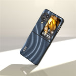 ABEEL Milky Way Series Phone Case for Oppo Find N3 Flip 5G , PU Leather Coated PC Anti-Scratch Protective Cover