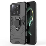 For Xiaomi Redmi K60 Ultra / 13T / 13T Pro Anti-drop Back Cover Ring Holder Kickstand PC+TPU Phone Case