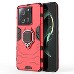 For Xiaomi Redmi K60 Ultra / 13T / 13T Pro Anti-drop Back Cover Ring Holder Kickstand PC+TPU Phone Case