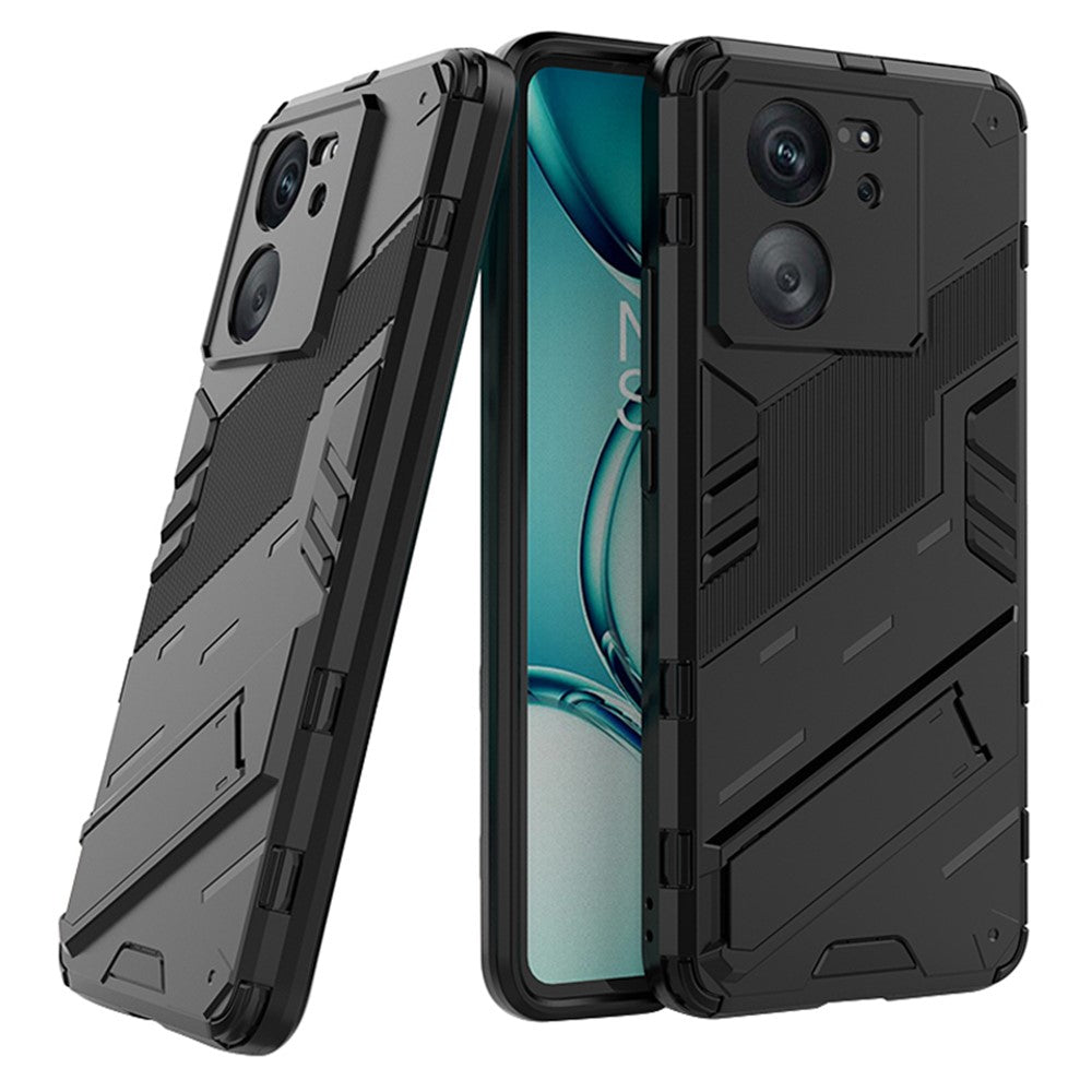 For Xiaomi Redmi K60 Ultra / 13T / 13T Pro PC+TPU Kickstand Back Cover Shockproof Protective Phone Case