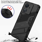 For Xiaomi Redmi K60 Ultra / 13T / 13T Pro PC+TPU Kickstand Back Cover Shockproof Protective Phone Case