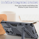 For Xiaomi Redmi K60 Ultra / 13T / 13T Pro PC+TPU Kickstand Back Cover Shockproof Protective Phone Case