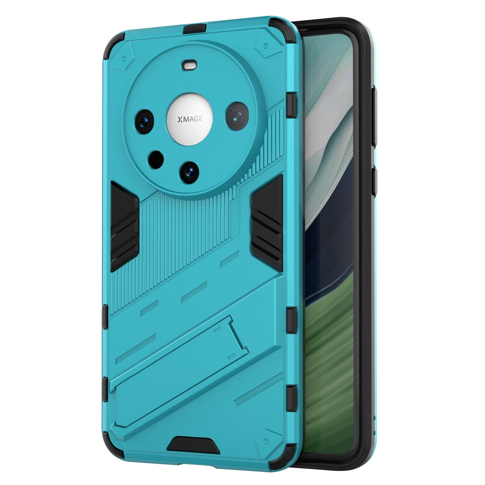 For Huawei Mate 60 Pro Kickstand Back Cover PC+TPU Shockproof Smartphone Case