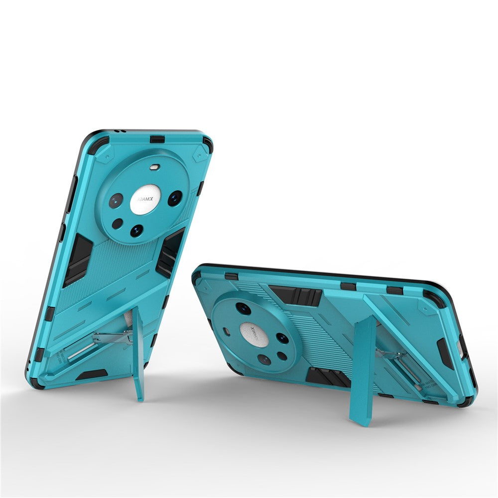 For Huawei Mate 60 Pro Kickstand Back Cover PC+TPU Shockproof Smartphone Case