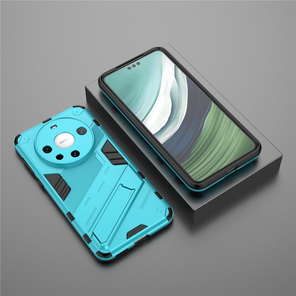 For Huawei Mate 60 Pro Kickstand Back Cover PC+TPU Shockproof Smartphone Case
