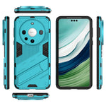 For Huawei Mate 60 Pro Kickstand Back Cover PC+TPU Shockproof Smartphone Case