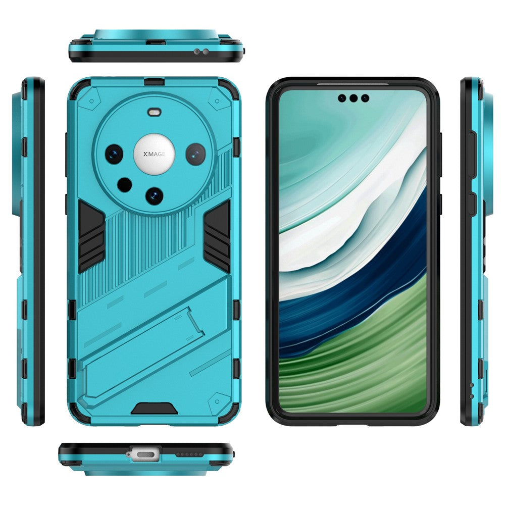 For Huawei Mate 60 Pro Kickstand Back Cover PC+TPU Shockproof Smartphone Case