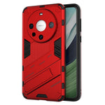 For Huawei Mate 60 Pro Kickstand Back Cover PC+TPU Shockproof Smartphone Case
