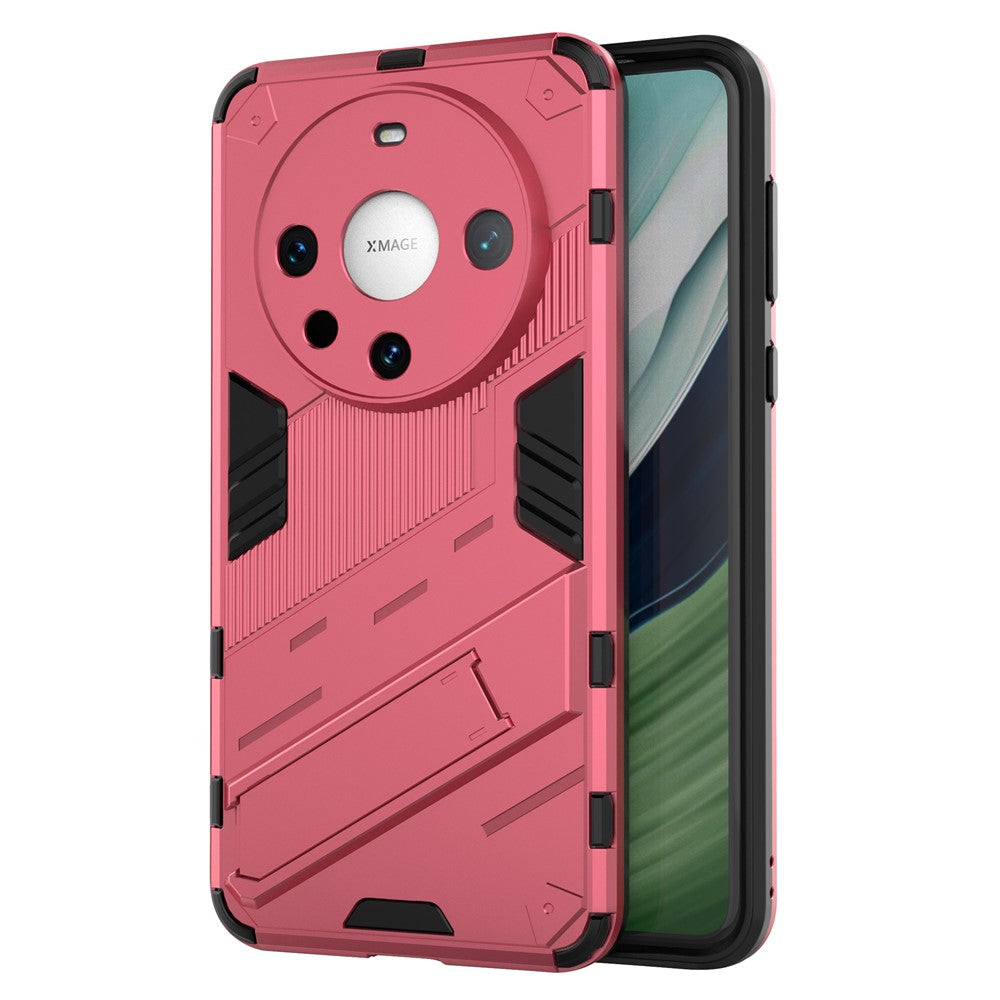 For Huawei Mate 60 Pro Kickstand Back Cover PC+TPU Shockproof Smartphone Case